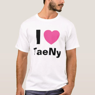 Eu amo a camisa de TaeNy T