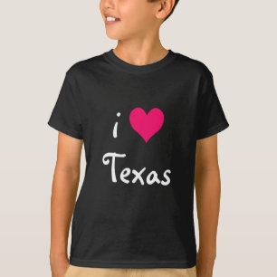 Eu amo a camisa de Texas