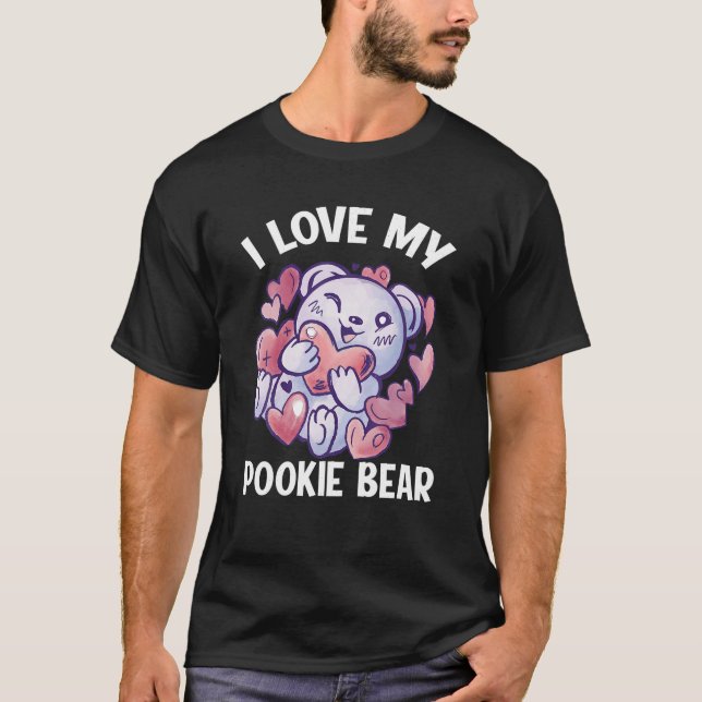 Eu Amo A Camisa Do Meu Urso De Bolachas (Frente)