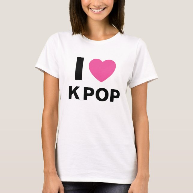 Eu amo a camisa do POP T de K (Frente)
