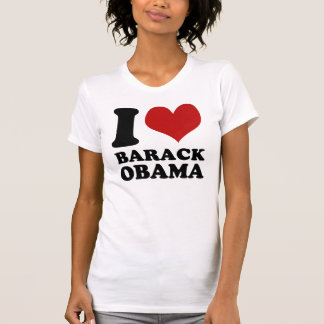 Eu amo a camisa do vintage t de Barack Obama