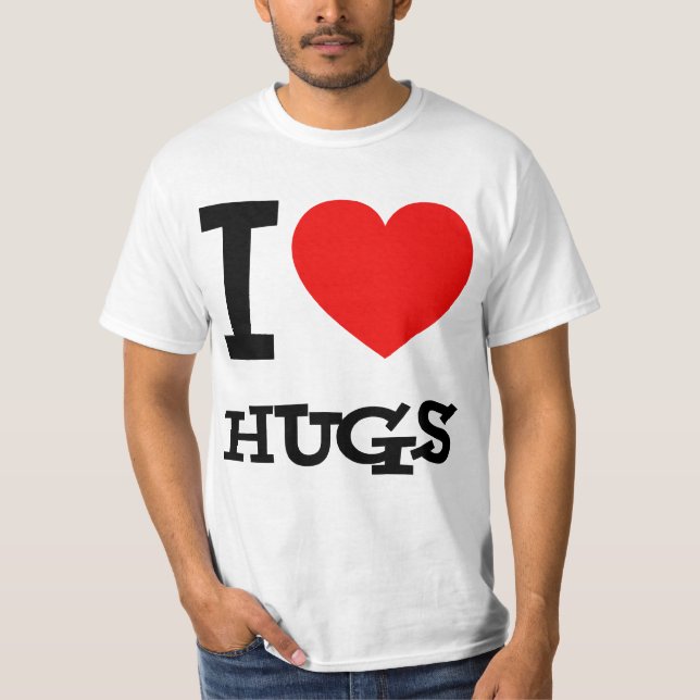 Eu amo a camisa dos abraços (Frente)