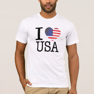 Eu amo a camisa dos EUA