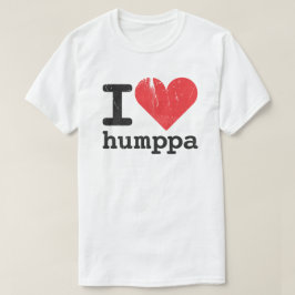 Eu amo a camiseta básica Humppa