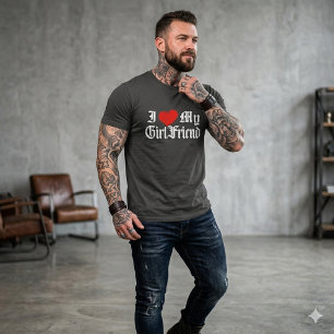 Eu amo a camiseta da minha namorada