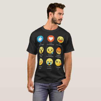 Eu amo a camiseta do Emoticon de Emoji do Trombone