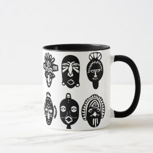 EU AMO a caneca de ÁFRICA