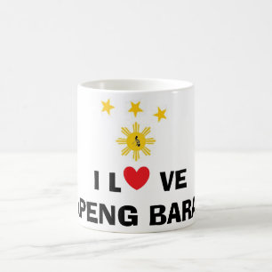Eu amo a caneca de café de Kapeng Barako