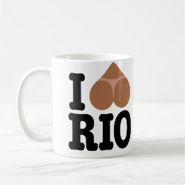 Eu amo a caneca de café de Rio