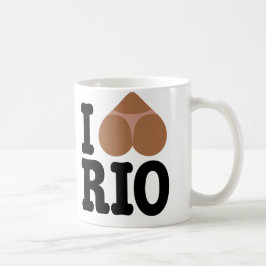 Eu amo a caneca de café de Rio