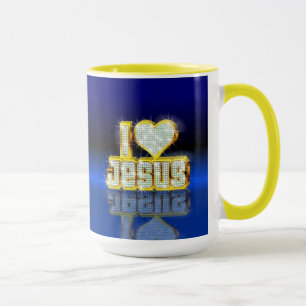 Eu amo a caneca de Jesus