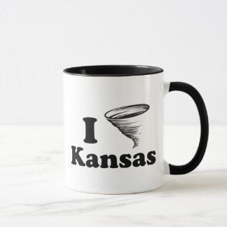 Eu amo a caneca de Kansas