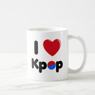 Eu amo a caneca de Kpop