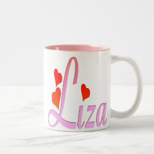 Eu amo a caneca de Liza