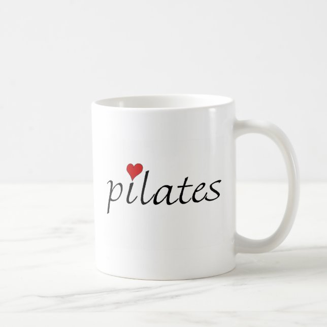 Eu amo a caneca de Pilates (Direita)