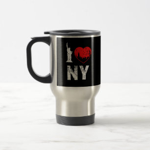 Eu amo a caneca de viagem de NY New York