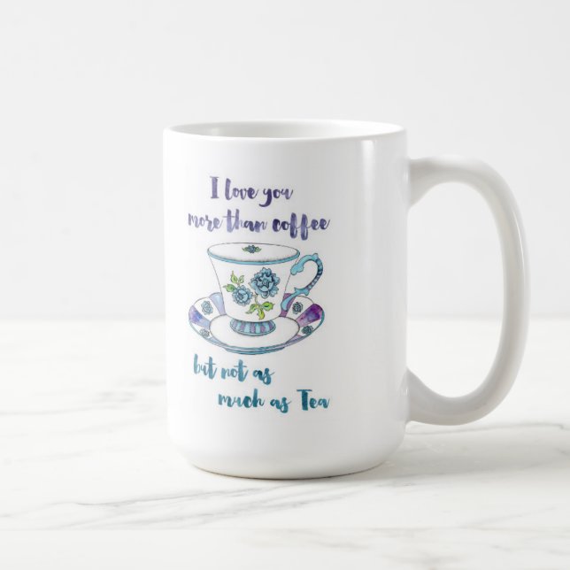 Eu amo a caneca do chá (Direita)