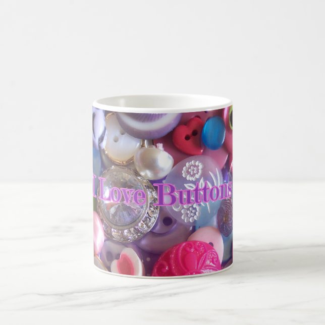 Eu amo a caneca dos botões (Centro)