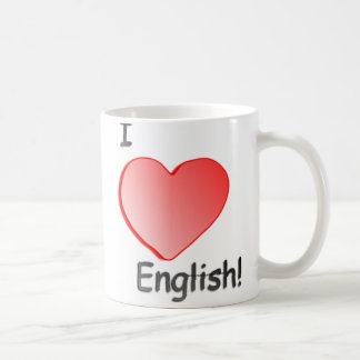 Eu amo a caneca inglesa