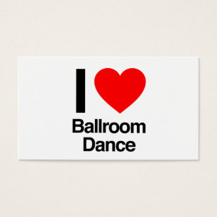eu amo a dança de salão de baile