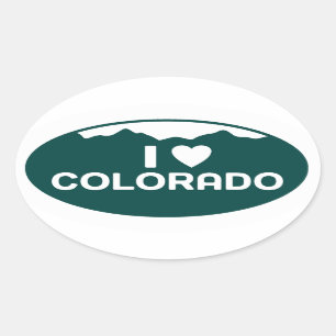 Eu amo a etiqueta de Colorado