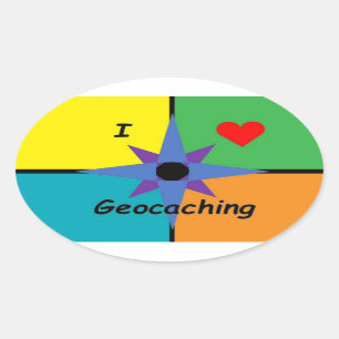 Eu amo a etiqueta de Geocaching