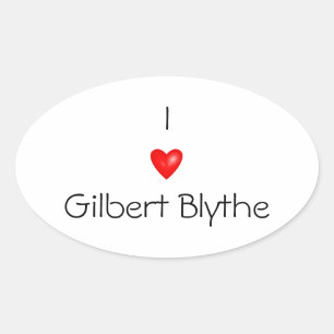 Eu amo a etiqueta do carro de Gilbert Blythe