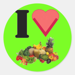 Eu amo a etiqueta dos vegetarianos