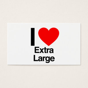 eu amo a extra grande