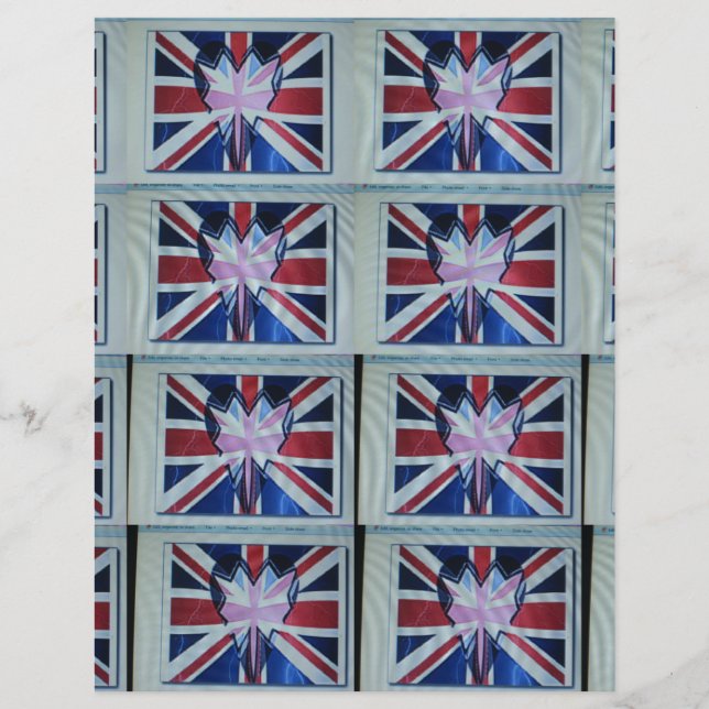 Eu amo a Inglaterra. (Frente)