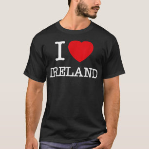 Eu amo a Irlanda Camisetas Gráficas Novelesi e irl