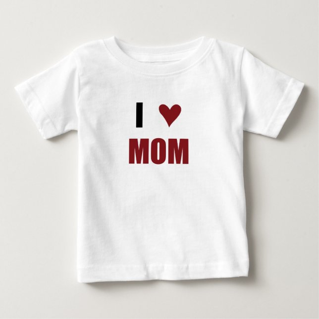 Eu Amo a Mamãe Camiseta de Criança (Frente)