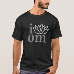 Eu amo a meditação T centrado camisa da ioga de
