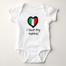Eu Amo A Minha Camisa De Bebê Não Italiana