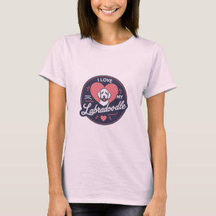 Eu Amo A Minha Camiseta Labradoodle