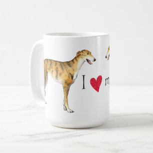 Eu Amo a minha caneca de café Greyhound