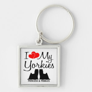 Eu Amo A Minha Chaveiro Personalizada Dos Dois Yor