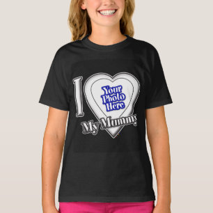 Eu Amo A Minha Mãe Com A Sua Fotografia T-Shirt
