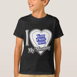 Eu Amo A Minha Mãe Com A Sua Fotografia T-Shirt