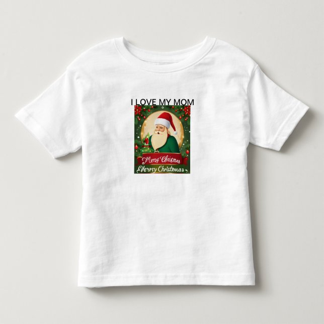 Eu Amo A Minha Mãe - Papais noeis De Camisa De Nat (Frente)