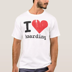 Eu amo acumular o t-shirt