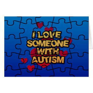 Eu Amo Alguém Com Cartão Autismo