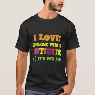 Eu Amo Alguém Que É Autista Orgulho Camiseta Diver