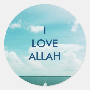 EU AMO ALLAH - etiquetas do veleiro