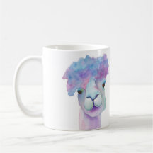 Eu Amo Alpacas e Caneca de Café