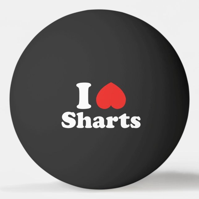 Eu Amo Bolas de Ping Pong Sharts (Frente)