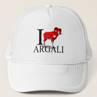Eu amo bonés do Argali