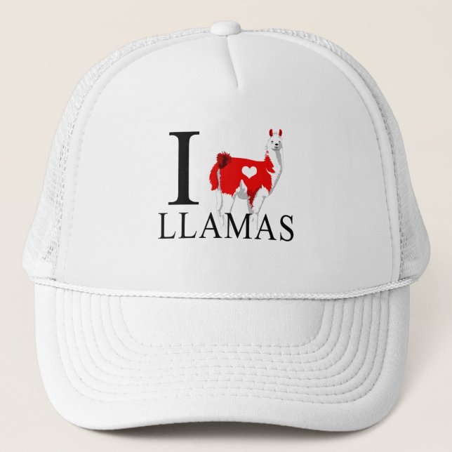 Eu amo bonés dos lamas (Frente)