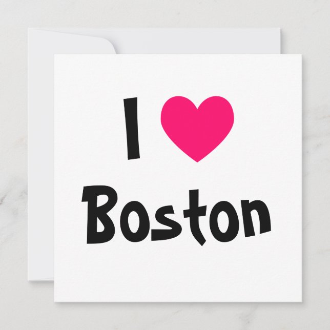 Eu Amo Boston (Frente)
