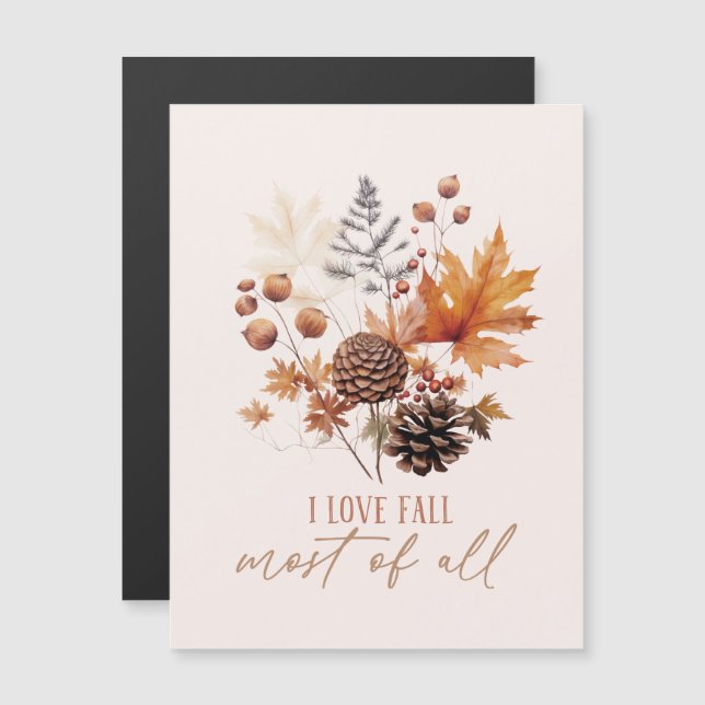 Eu Amo Cair A Maioria De Folhagem De Folhas (Frente/Verso)